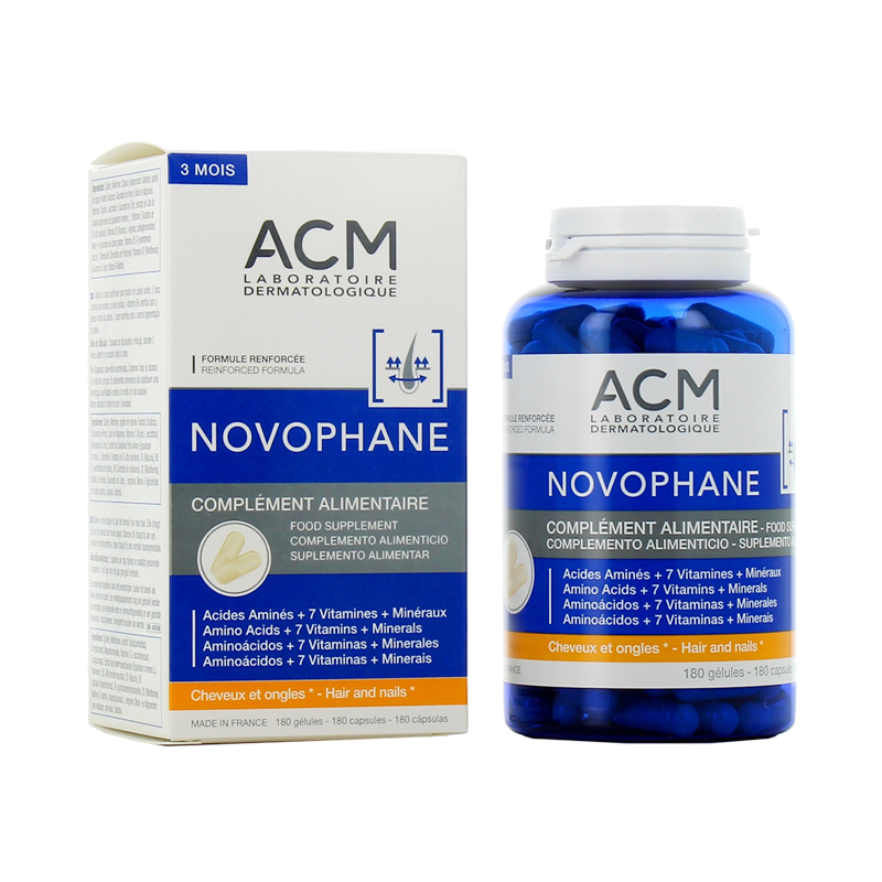ACM NOVOPHAINE CHVX ET ONGLES B180/ GELULES