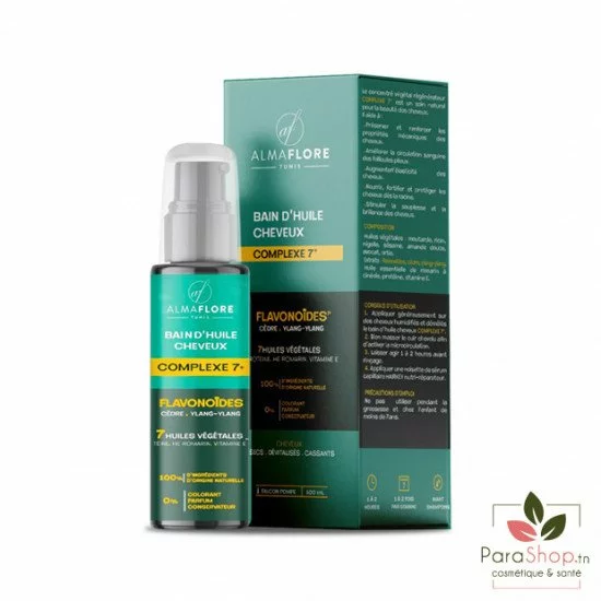 BAIN D HUILE ALMAFLORE COMPLEXE 7+ 100ML