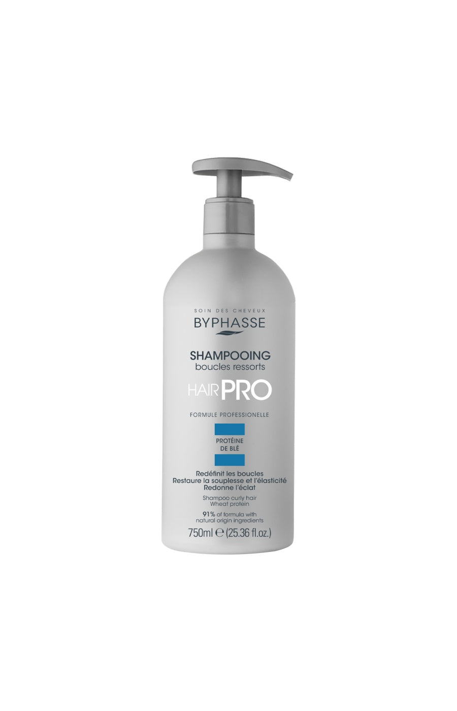 BYPHASSE SHAMPOOING BOUCLES RESSORTS PROTEINE DE BLE 750ML